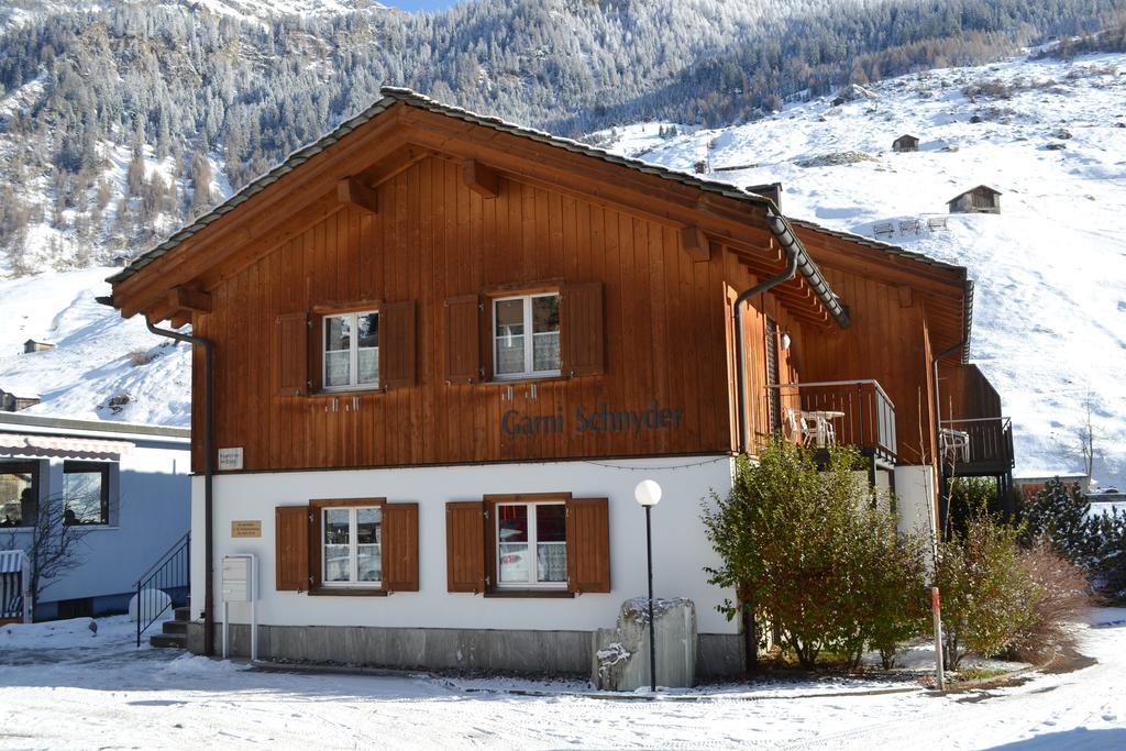 Schnider Bed&Breakfast Und Cafe Vals Eksteriør bilde