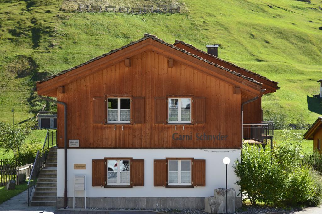 Schnider Bed&Breakfast Und Cafe Vals Eksteriør bilde
